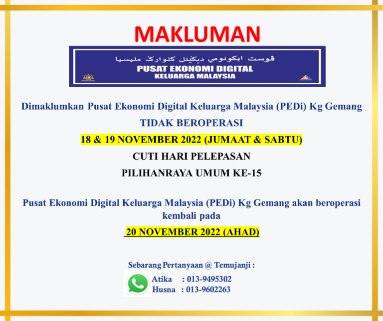 CUTI PRU