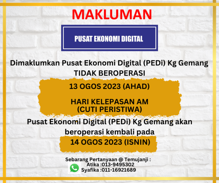 NOTIS CUTI PERISTIWA PRN 15