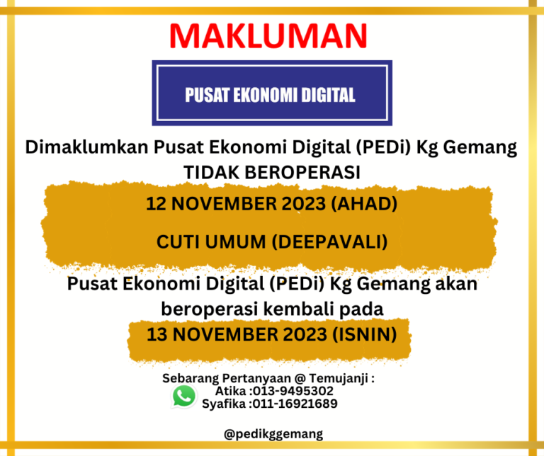 NOTIS 12 NOVEMBER 2023